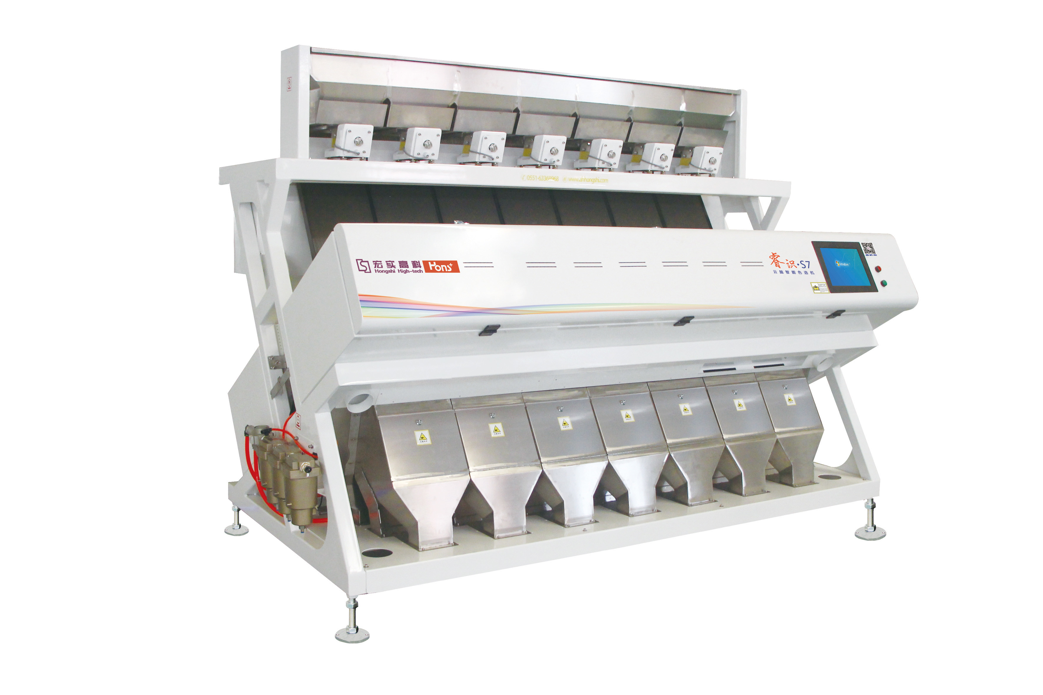 2836*1595*2040 High Capacity Rice Color Sorter New Design Multi
