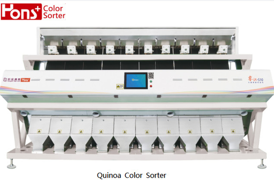 FPGA Raw Quinoa CCD Color Sorter 6.0T/H High Capacity