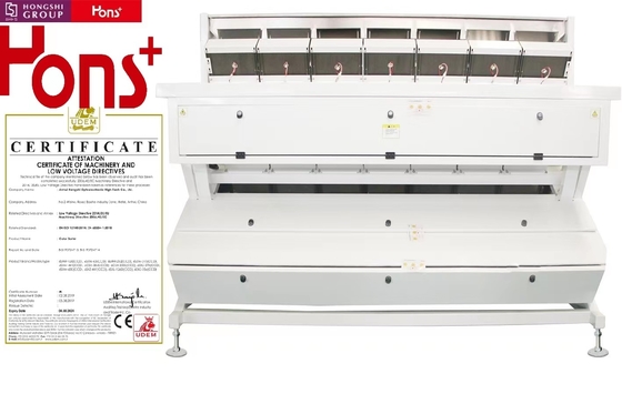 High Intelligent CCD Rice Sorter 7 Chutes Optical High Efficiency