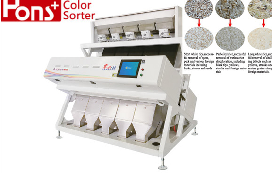 315 Channels CCD Camera Color Sorting Machine High Sensitivity