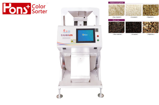 CCD Camera Rice / Beans / Corn Sorting Machine Mini Type