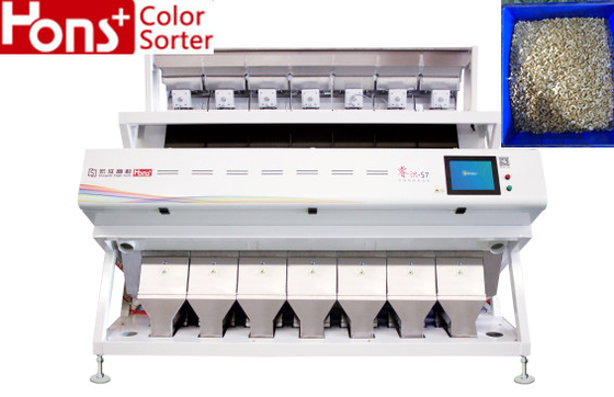 High Accuracy CCD Cashew Nut Color Sorter High Capacity 7 Chutes