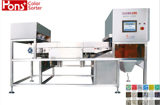 Plastic Mineral Water Bottle Tablets PP PE Color Sorter Machine 500kg /H