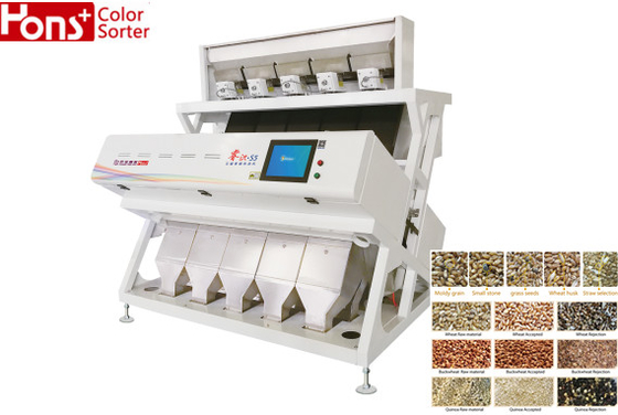 Intelligent CCD Camera Wheat Grain Color Sorter Machine High Sensitivity