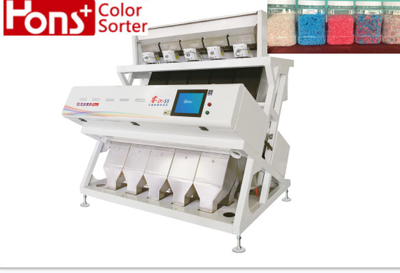 5 Chutes Plastic Flakes PP PE Color Sorter 2.0Ton /H