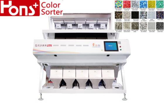 5 Chutes Plastic Flakes PP PE Color Sorter 2.0Ton /H