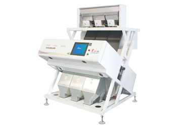 Triple Chutes CCD Camera Sorting Machine / Beans Color Sorter Long Lifetime