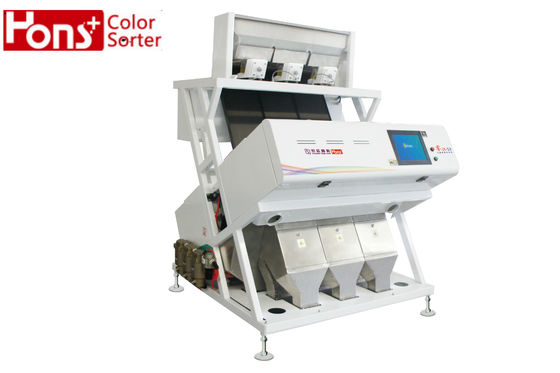 3 Chutes Peanut CCD Color Sorter Low Consumption  Multiple Selections