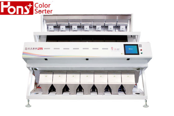 4.0Kw  7 Chutes Rice Color Sorter Machine 0.02mm Resolution