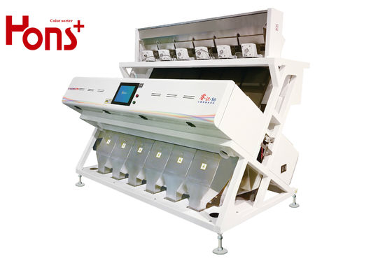 2.0t HD Grain Colour Sorter Machine 0.02mm2 Sensor With Dust Absorption Device