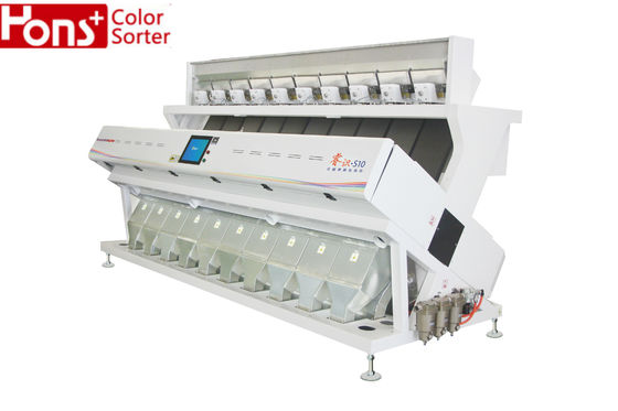 8.0T/H FPGA Industrial Raw CCD Color Sorter High Speed Detection