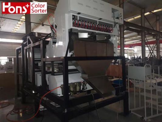 Wide Channel Double Layer 500kg/H Plastic Belt CCD Color Sorter