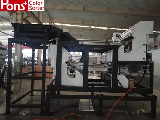 Wide Channel Double Layer 500kg/H Plastic Belt CCD Color Sorter