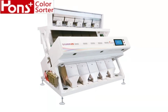 Five Chutes RGB Rice Optical Color Sorter Multiple Function