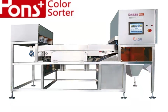 Broken Glass Belt Color Sorter Wide Channel With 5400 Pixel CCD