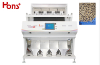 White Coffee Bean Color Sorter 4 Channels Easy Operation