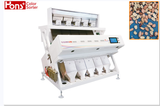 5 Chutes Peanut Color Sorting Machine Intelligent Identification