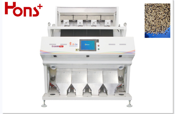 RGB Camera 4 Chutes Coffee Bean Color Sorter 2.6Kw