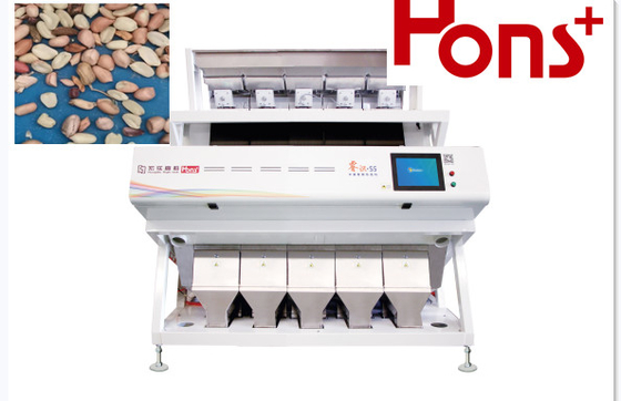 54 Million Pixels Peanut CCD Color Sorting Machine 2.0T/H Optical