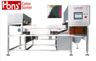 Wide Side Belt Type Color Sorting Machine For Plastic PP / PE