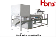 Wide Side Belt Type Color Sorting Machine For Plastic PP / PE