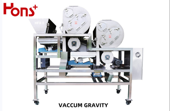 Vacuum Gravity Dried Food Seaweed Separator Winnower For Impurities Rejection