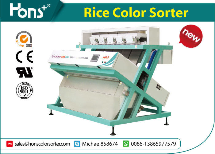 Hi Tech Touch Screen Rice Color Sorter Machine , Optical Sorting Machine