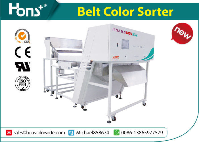 High Output CCD Calcite Color Sorting Equipment , Optical Sorting Machine