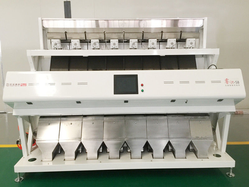 High Capacity Wheat Color Sorter Equipment 8 Channels 5400 Pixel Camera