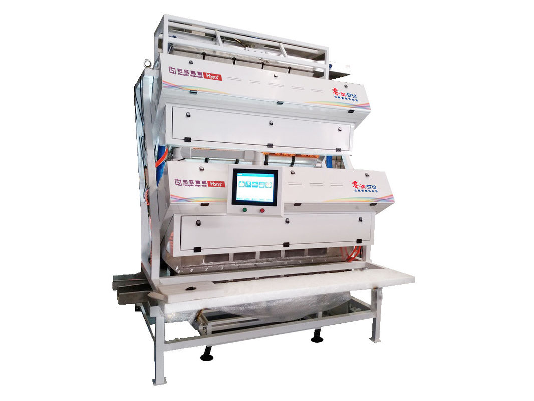 Double Layer CCD Color Sorter With Power 4.0 KW Capacity 0.6 - 0.9 Tons Per Hour For Dried Plant