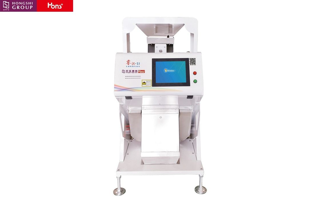 CCD Color Sorter Of Mini Type With Power 1.5 Kw For Quinuo And Other Grain