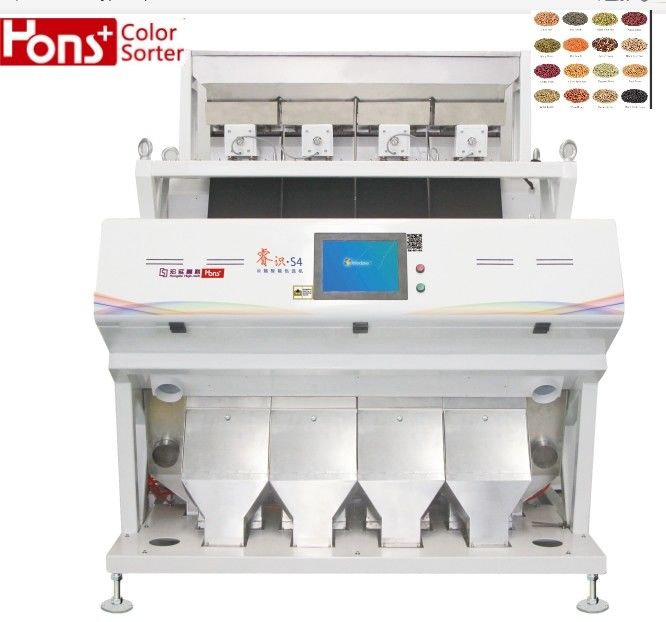 Sorting Machine CCD Camera 4Chutes 252Channels Color Sorter For Rice/Beans