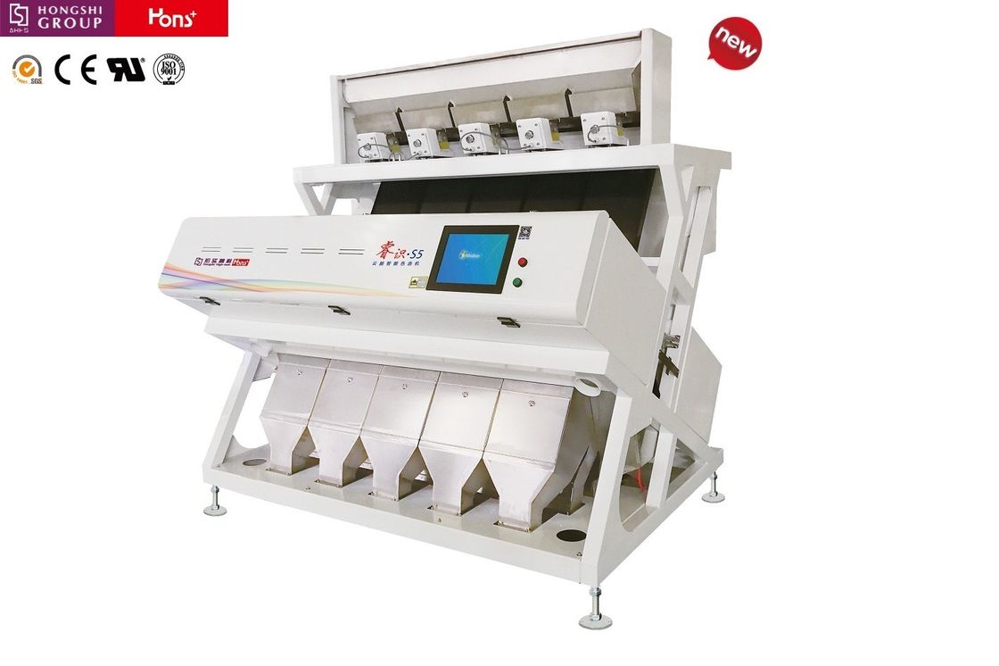 Bean Processing Machine Of CCD Color Sorting Ejecting Machinery With Power 3KW Voltage AC220V 60HZ