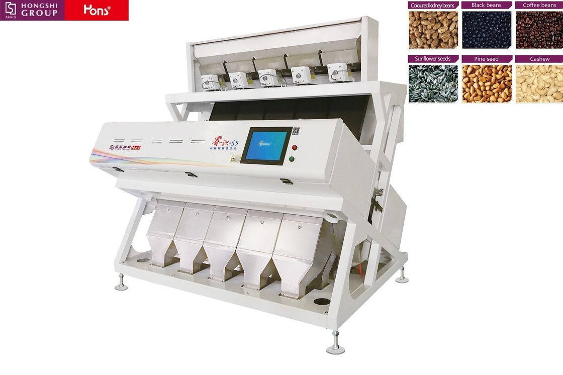 Hot Sale Type 5 Chutes CCD Colorful Camera Color Sorter With Power 3.0KW Voltage AC220V/60HZ