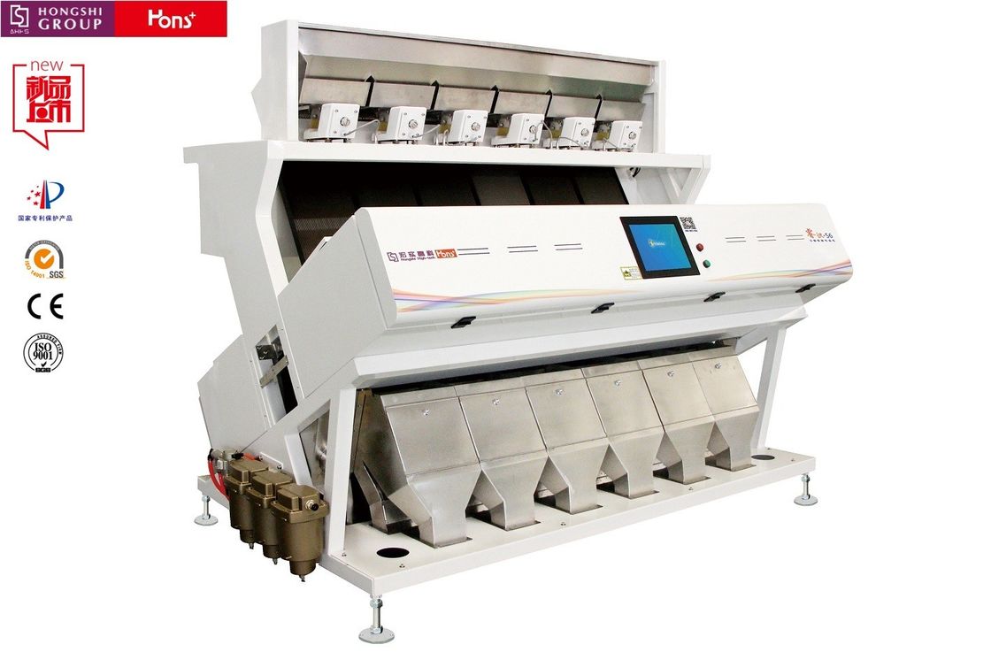 CCD Color Sorter Of Power 3.6KW With Production Capacity 2.5 Ton Per Hour For Peanut