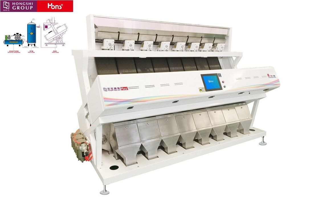 High Sensitivity Grain CCD Color Sorter 4.6KW Power With Intelligent Image Acquisition