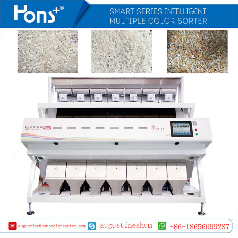 Hons Agricultural Grain Rice Color Sorting Machine 7 Channels