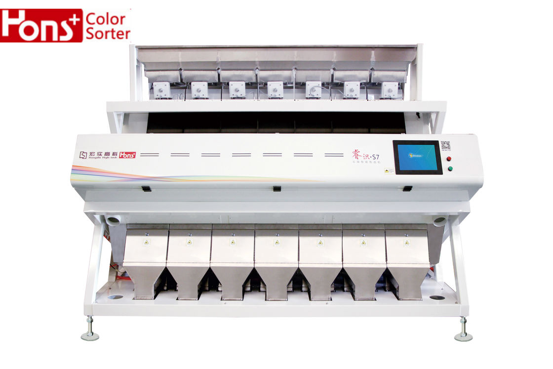 7 Channels Waterfall Dried Food Processing CCD Color Sorter
