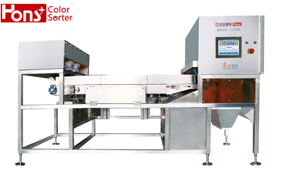 Broken Glass Belt Color Sorter Machine 2.5KW With High Sensitivity