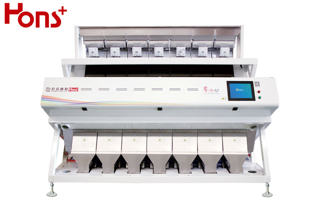 High Sensitivity  Rice 7 Chutes Grain Color Sorter Machine