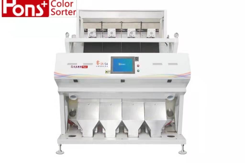 5400 Pixel 4 Chutes 2.6kw CCD Color Sorter Separator Machine