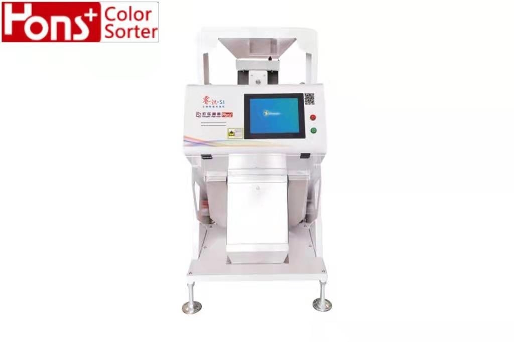 Mini Type Power 1.5Kw Quinuo CCD Color Sorter 0.2T/H