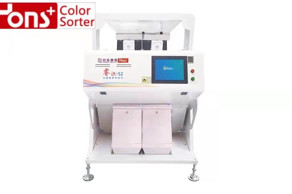 Ccd Mungbeans Peanut Color Sorter Machine 800kg/H 2 Chutes