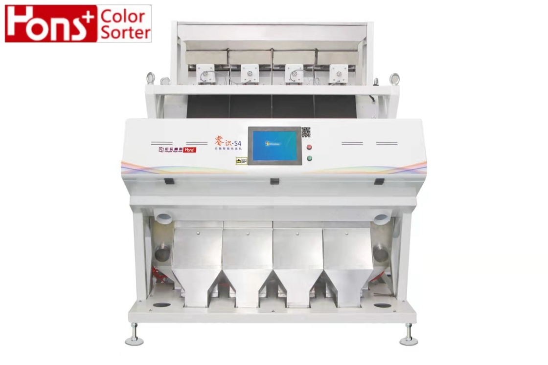 5400 Pixel CCD Camera Rice Colour Sorter High Capacity 4 Chutes