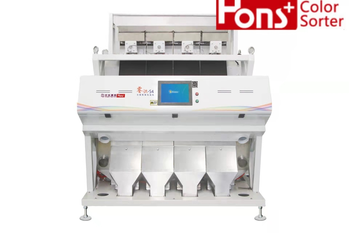 2.6Kw 4 Chutes Color Sorter Machine Intelligent Multiple Function