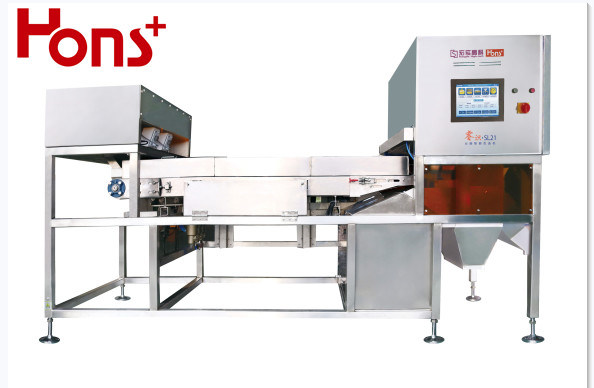 CCD Belt Type Ore / Plastic Color Sorting Machine Auto Computing