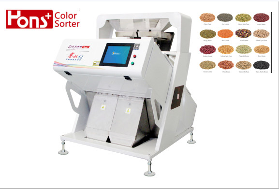 Multiple Function Corn / Maize Color Sorting Machine RGB 2 Chutes 0.8t/H