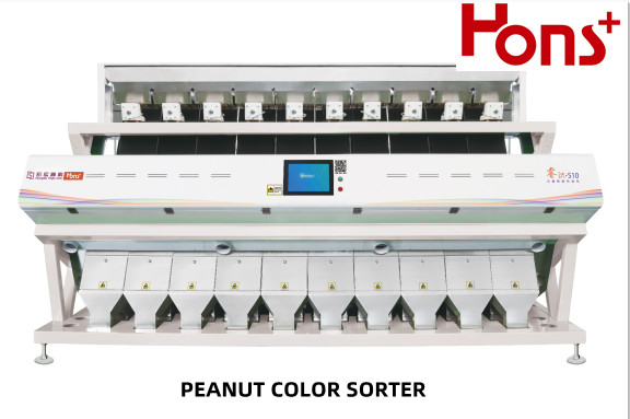 Intelligent Separator Peanut Color Sorting Machine High Capacity 6.0T/H